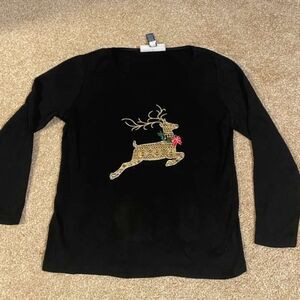 Karen Scott Black Sweater